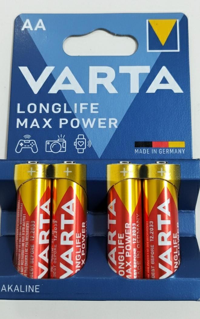 Батарейка VARTA Longlife Power Max Mignon 1.5V - AA (4 шт)