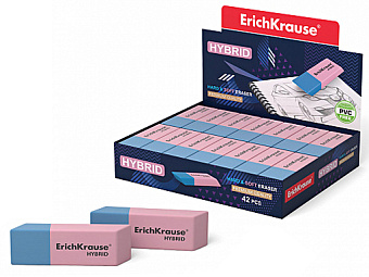 Ластик ErichKrause HYBRID разноцветн. 35749