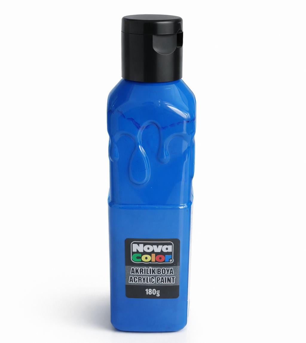 Краска акриловая Nova Color, синий, 180 г NC-1003