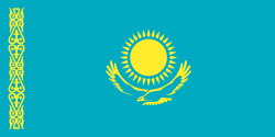 Флаг РК политекс 1х2 м 