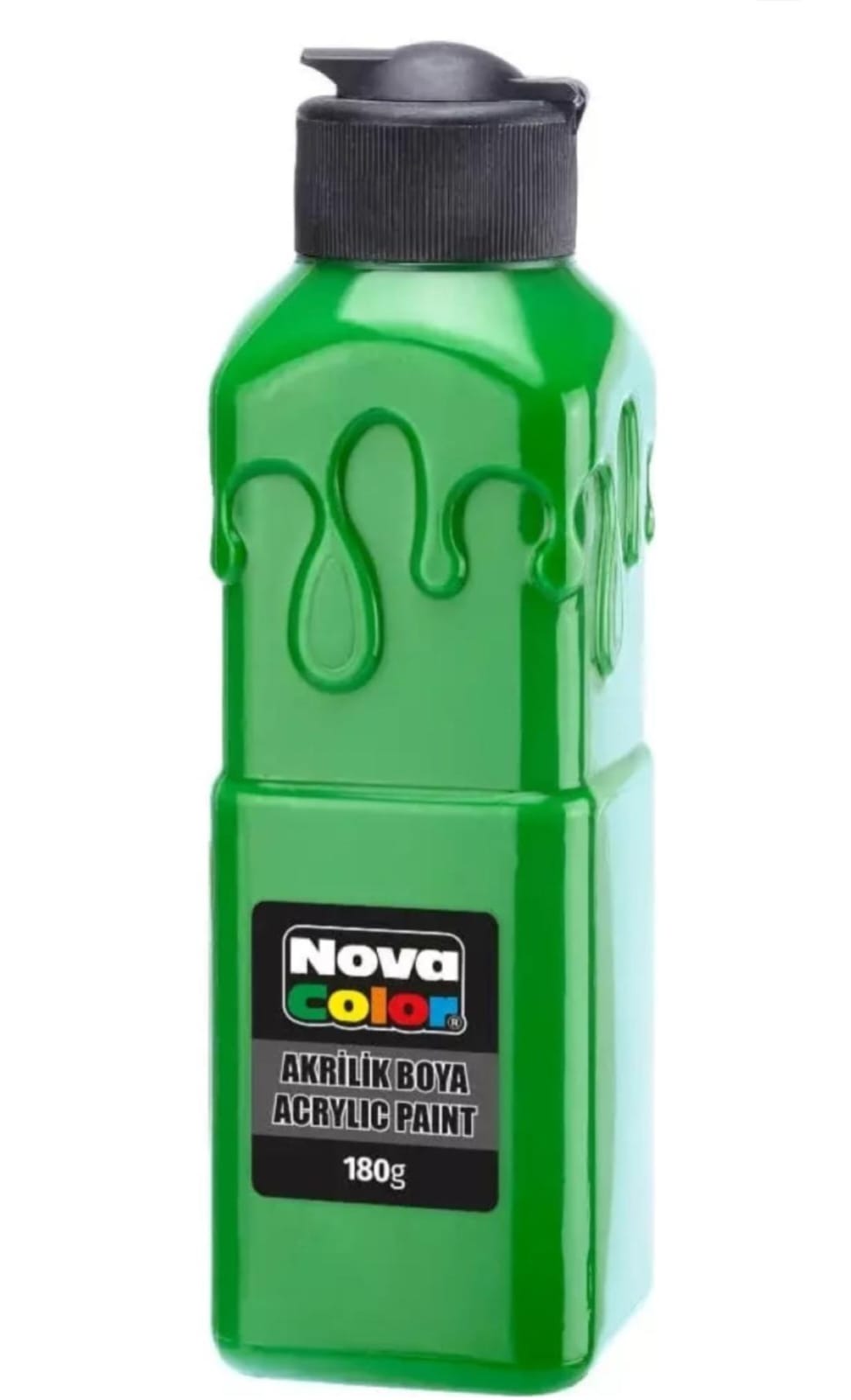 Краски Акриловые NovaColor 4 зеленый 1 шт 180 мл NC-1004