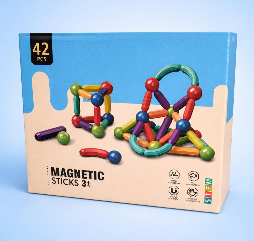 Магнитный конструктор Magnetic Sticks, 42 детали, для детей от 3 лет