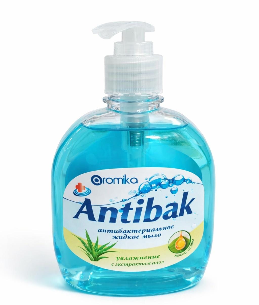 Antibak — антибактериальное жидкое мыло Aromika