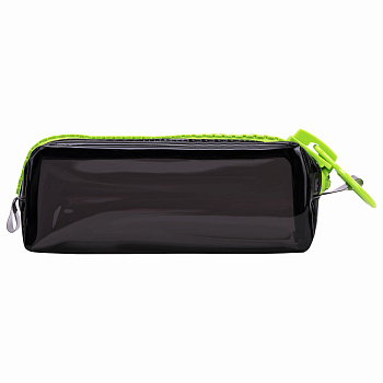 Пенал BRAUBERG с объемной «тракторной» молнией, 1 отделение, ПВХ, 22×8×6,5 см, «Neon green», 271564